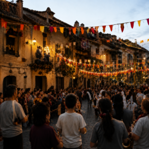 Proyecto cultural con música en directo en fiestas populares